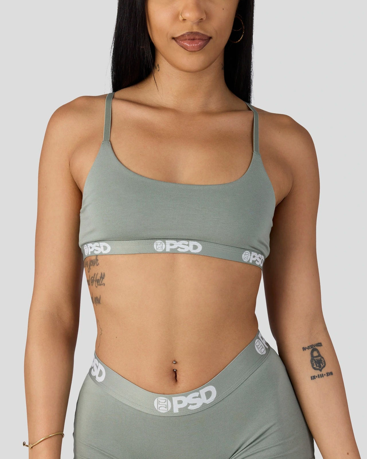 Women|Sale PSD Modal Solids - Sage - Scoop Bralette - Modal