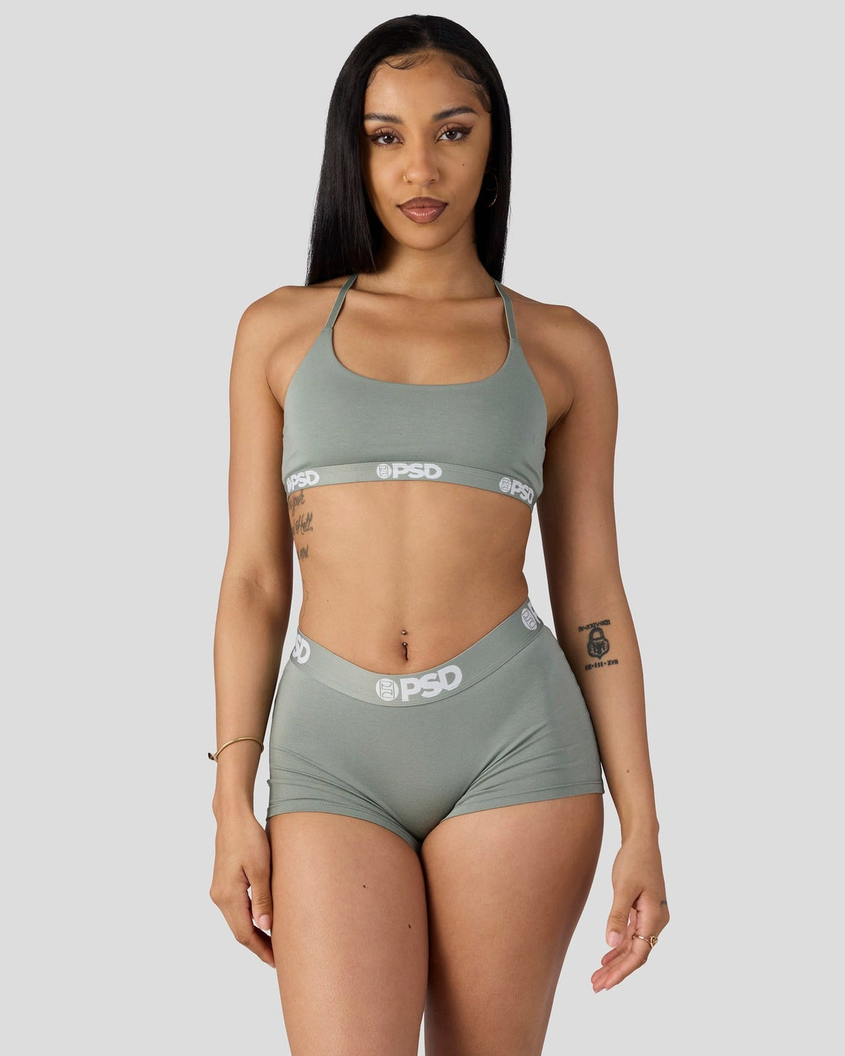 Women|Sale PSD Modal Solids - Sage - Scoop Bralette - Modal