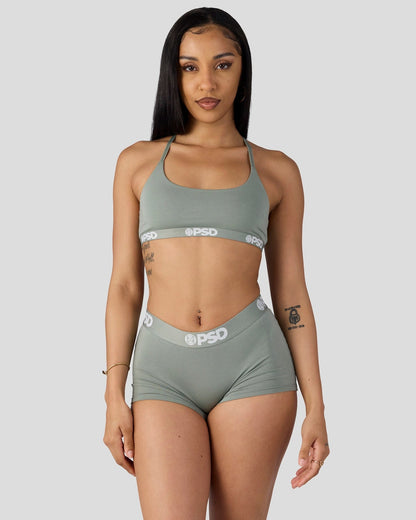 Women|Sale PSD Modal Solids - Sage - Scoop Bralette - Modal