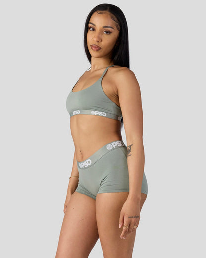 Women|Sale PSD Modal Solids - Sage - Scoop Bralette - Modal
