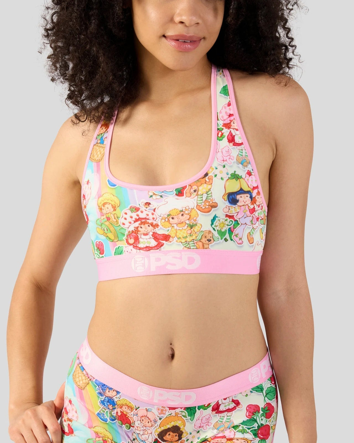 Sale PSD Strawberry Shortcake - Vintage - Sports Bra