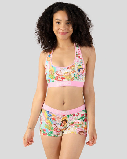 Sale PSD Strawberry Shortcake - Vintage - Sports Bra