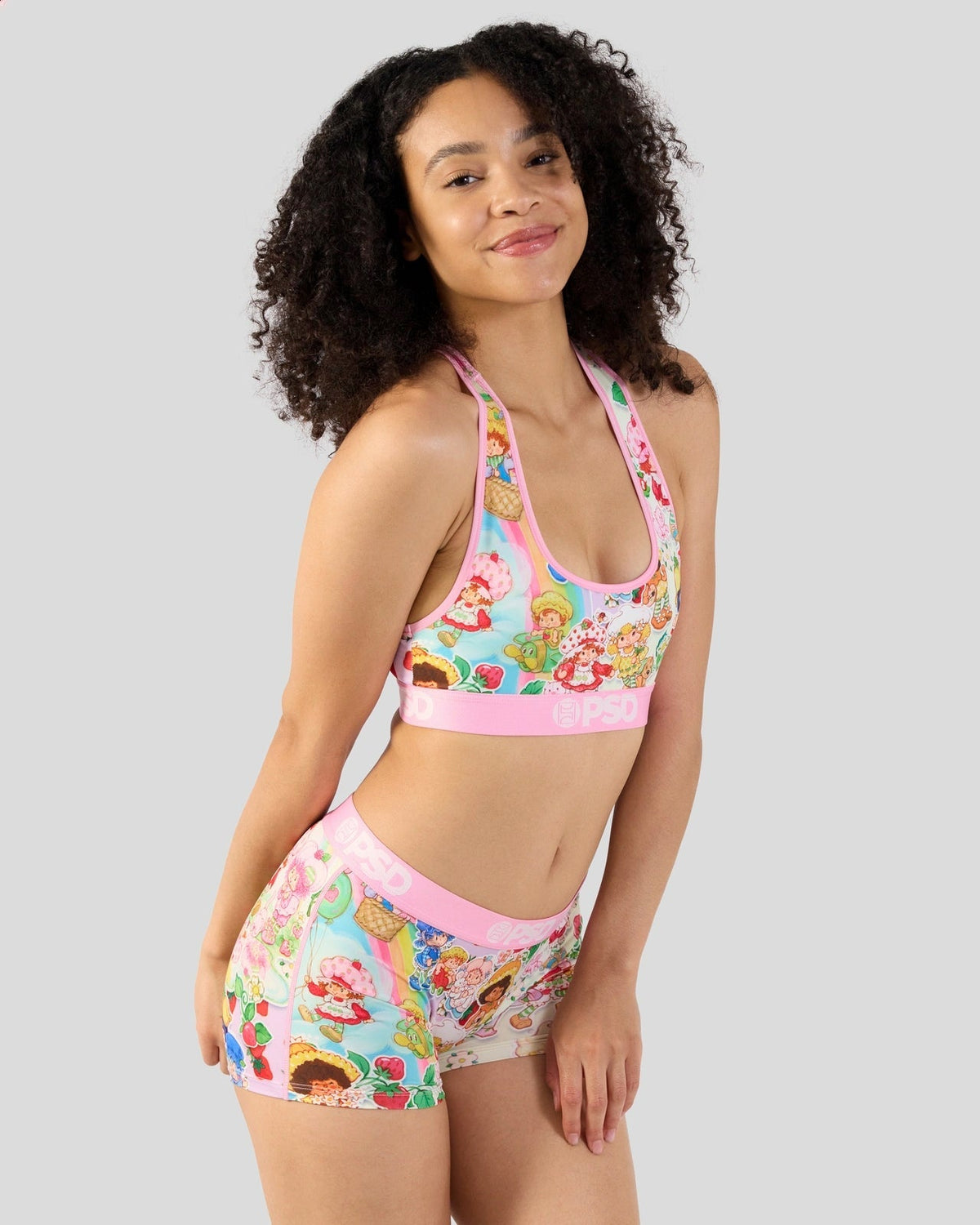 Sale PSD Strawberry Shortcake - Vintage - Sports Bra