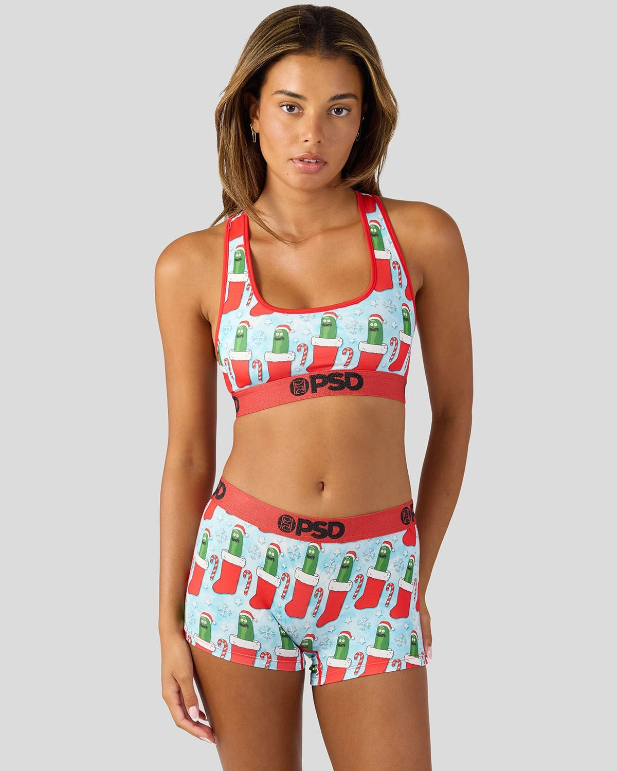 Sale PSD Rick and Morty - Picklemas - Sports Bra