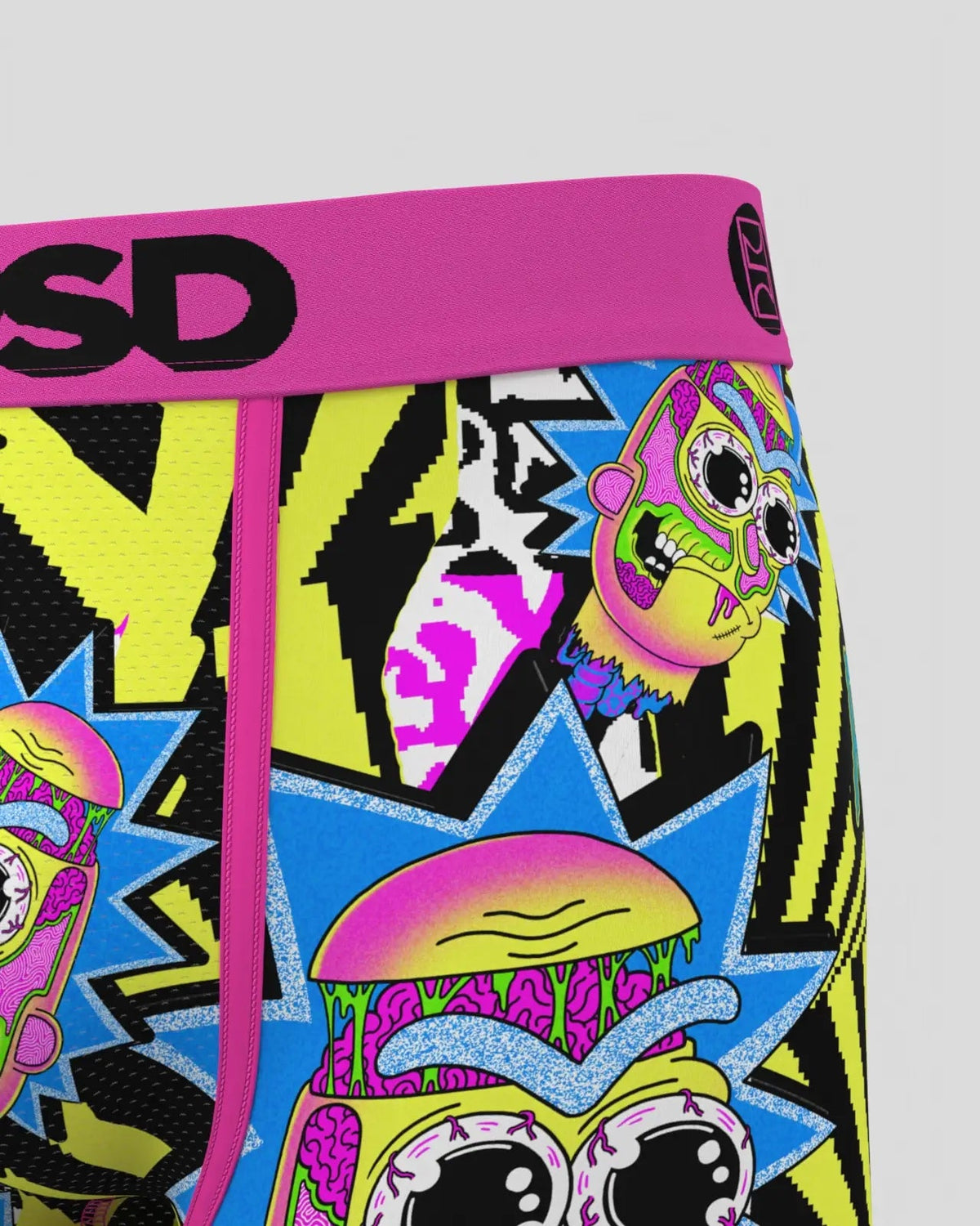 Men PSD Rick and Morty - Gnarly - Standard Length