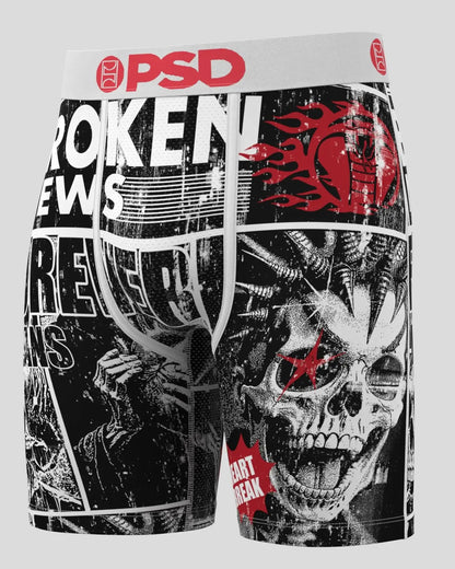 Men PSD Broken Promises - Broken News - Standard Length