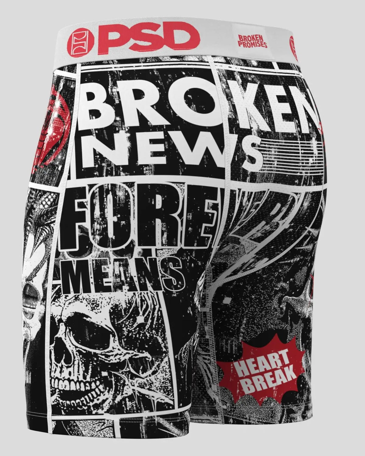 Men PSD Broken Promises - Broken News - Standard Length