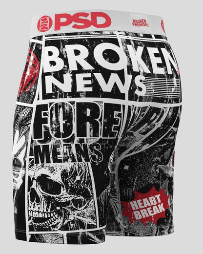 Men PSD Broken Promises - Broken News - Standard Length
