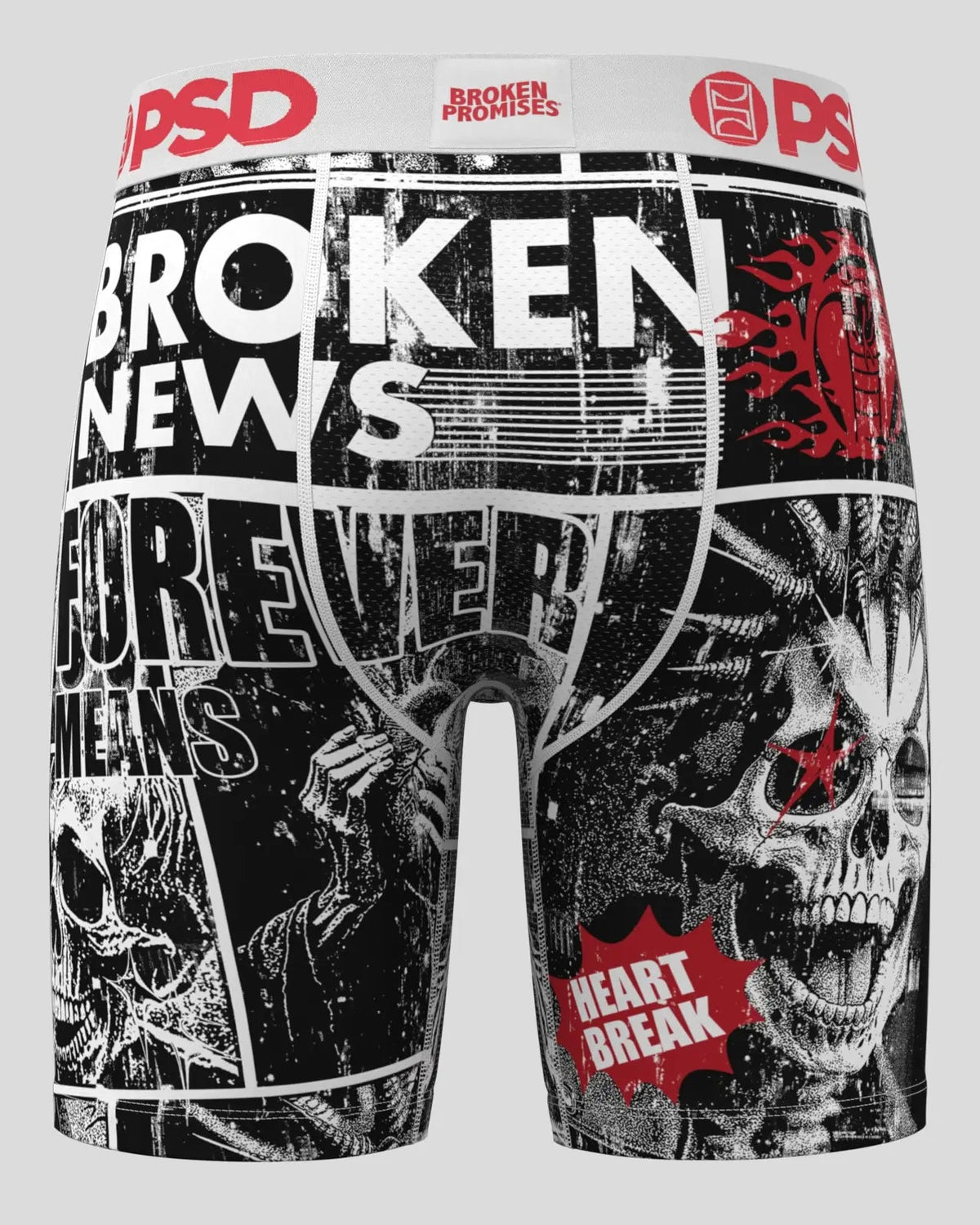 Men PSD Broken Promises - Broken News - Standard Length