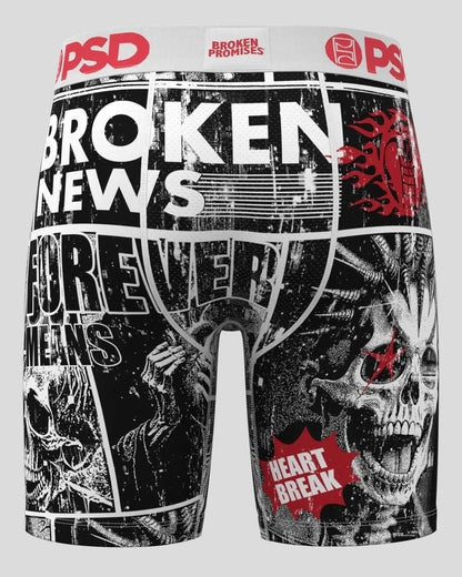 Men PSD Broken Promises - Broken News - Standard Length