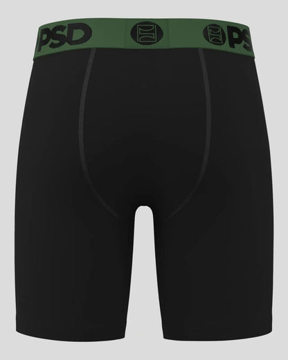 Men|Sale PSD Solids - Black Green - Standard Length - Cotton