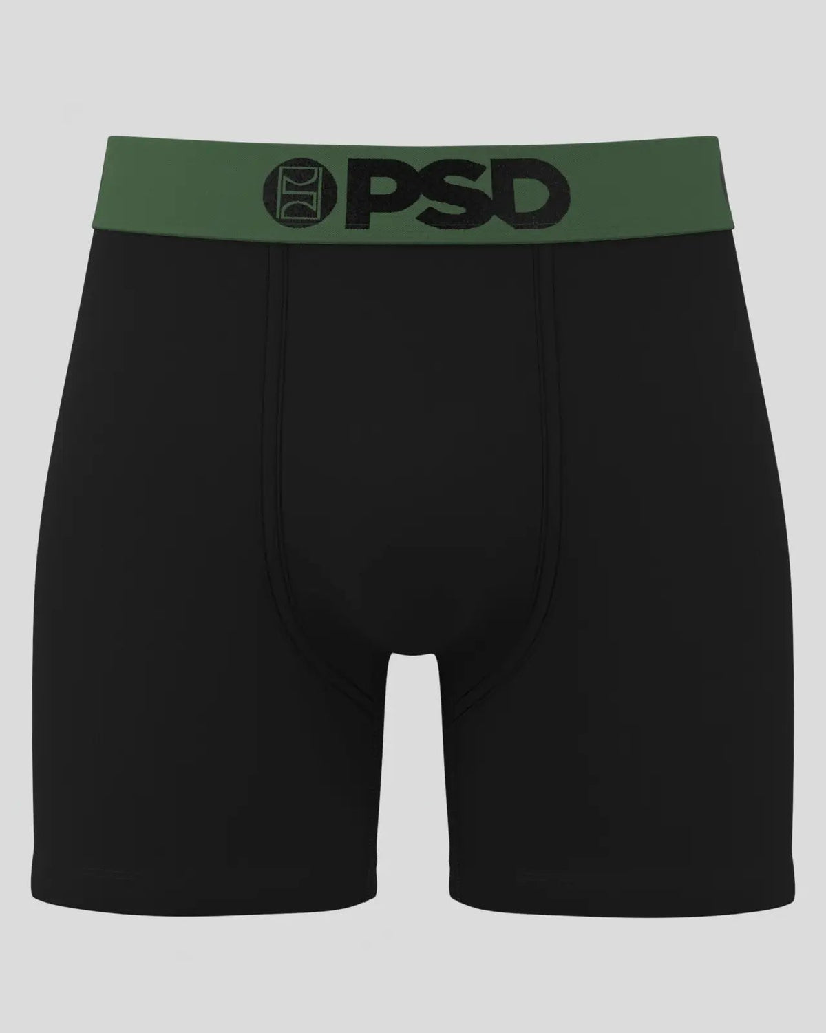Men|Sale PSD Solids - Black Green - Mid Length - Cotton
