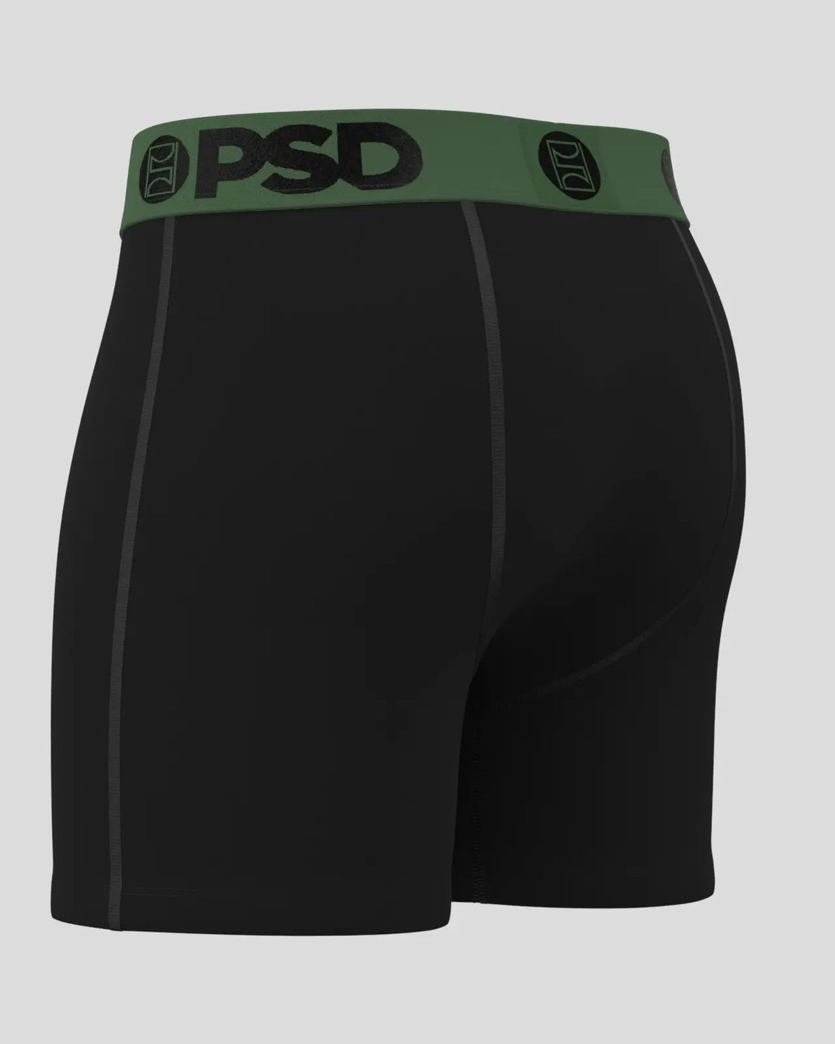 Men|Sale PSD Solids - Black Green - Mid Length - Cotton