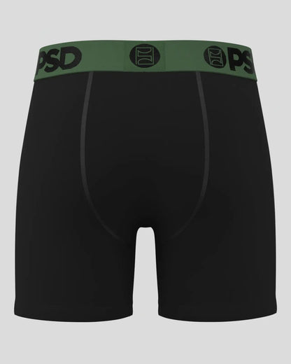 Men|Sale PSD Solids - Black Green - Mid Length - Cotton