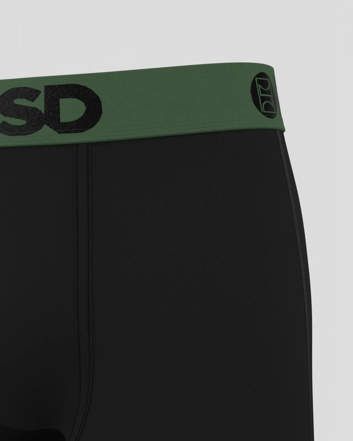Men|Sale PSD Solids - Black Green - Mid Length - Cotton