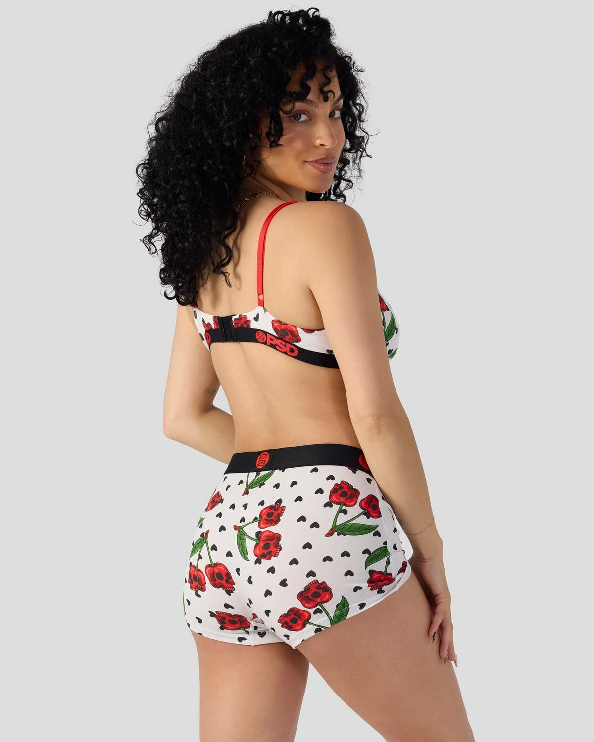 Women|Sale PSD Modal - Cherry Skullz - Triangle Bralette - Modal