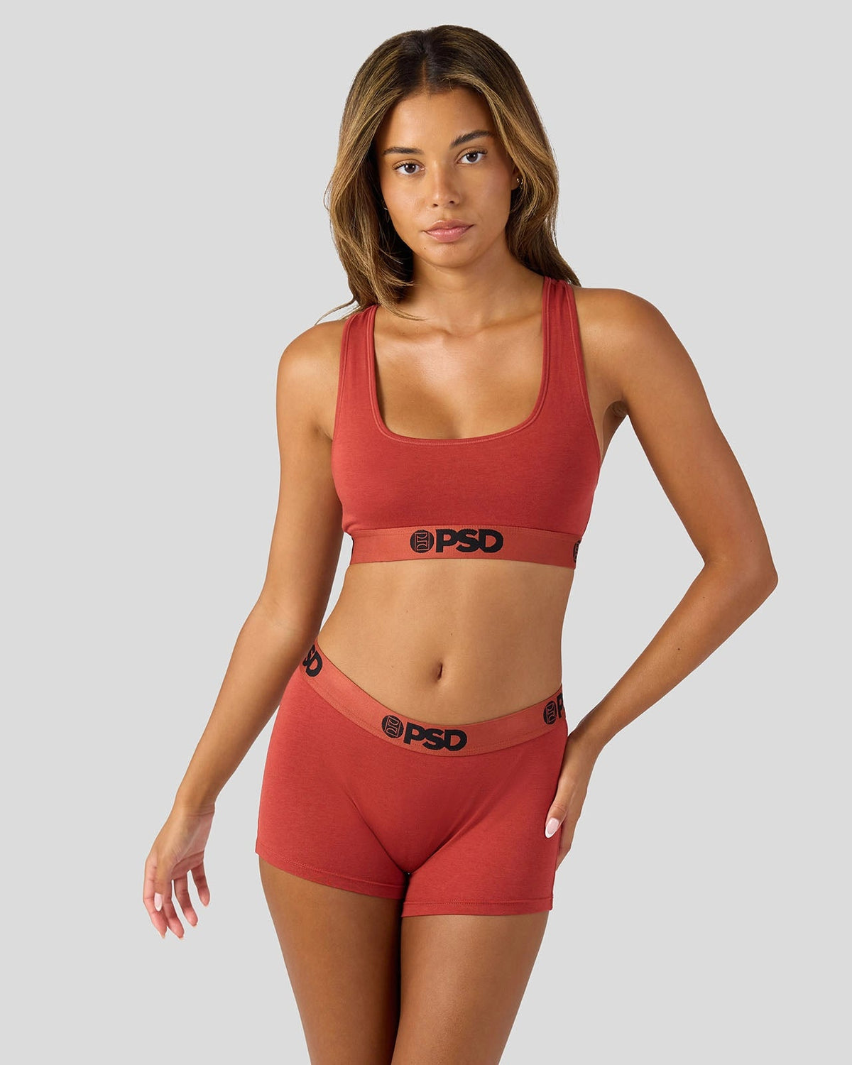 Women|Sale PSD Modal Solids - Sienna - Sports Bra - Modal