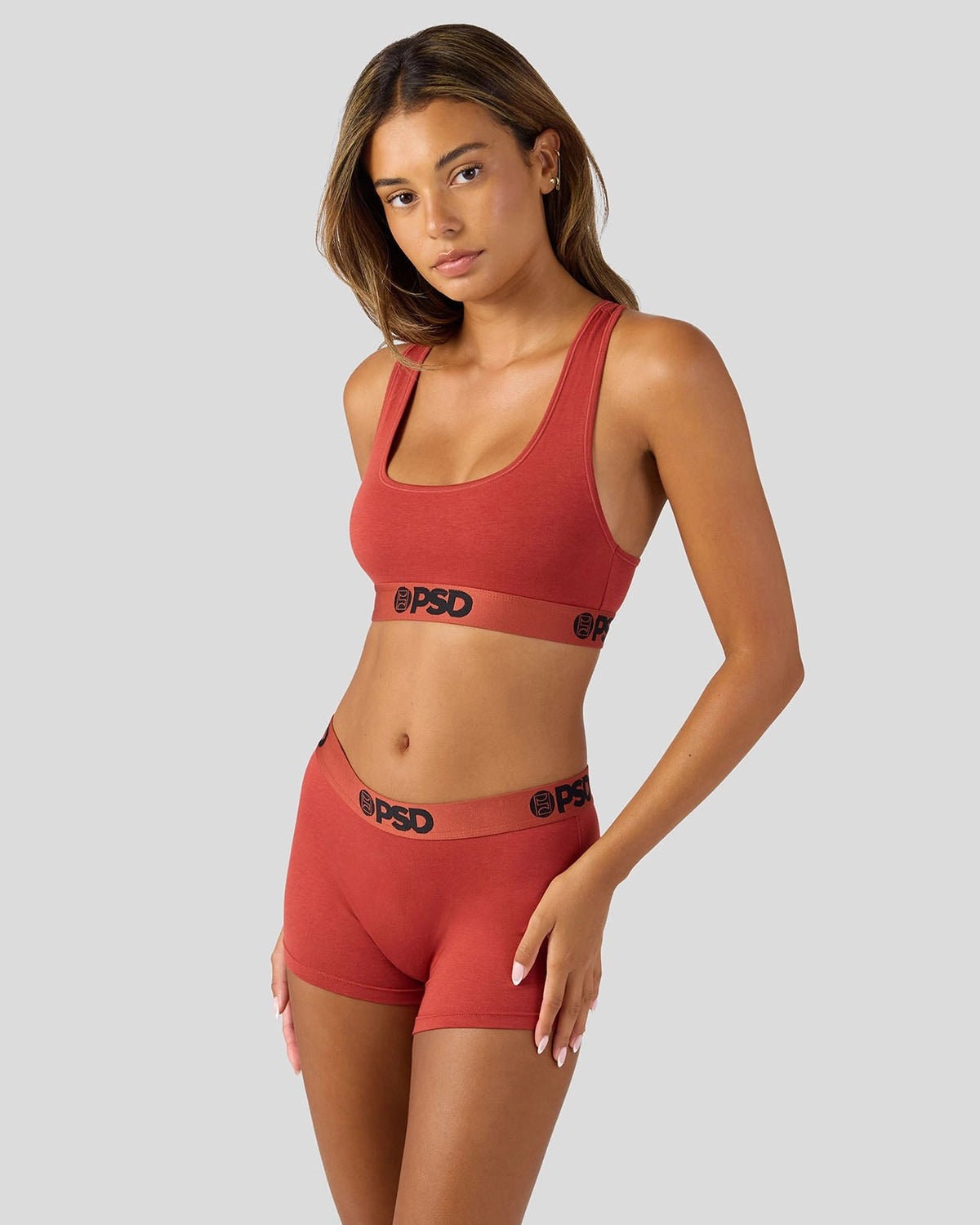Women|Sale PSD Modal Solids - Sienna - Sports Bra - Modal