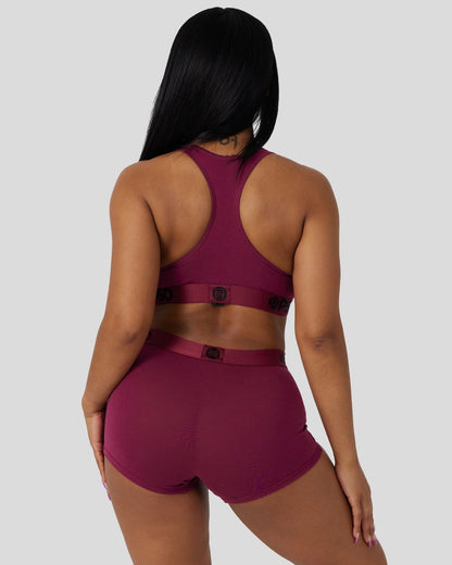 Women|Sale PSD Modal Solids - Almandine - Boy Short - Modal