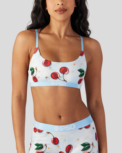 Sale PSD Summer Cherry - Scoop Bralette