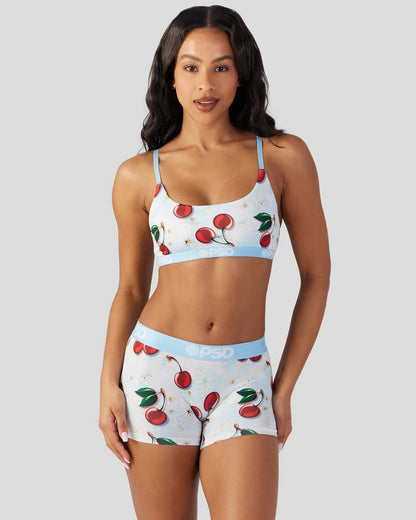 Sale PSD Summer Cherry - Scoop Bralette