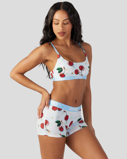 Sale PSD Summer Cherry - Scoop Bralette