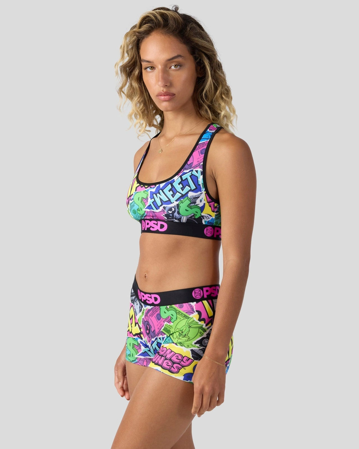Sale PSD Looney Tunes - Looney Money - Sports Bra