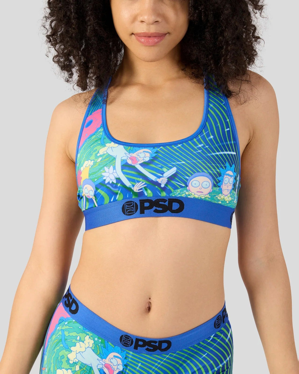 Sale PSD Rick and Morty - Portal Haze - Sports Bra