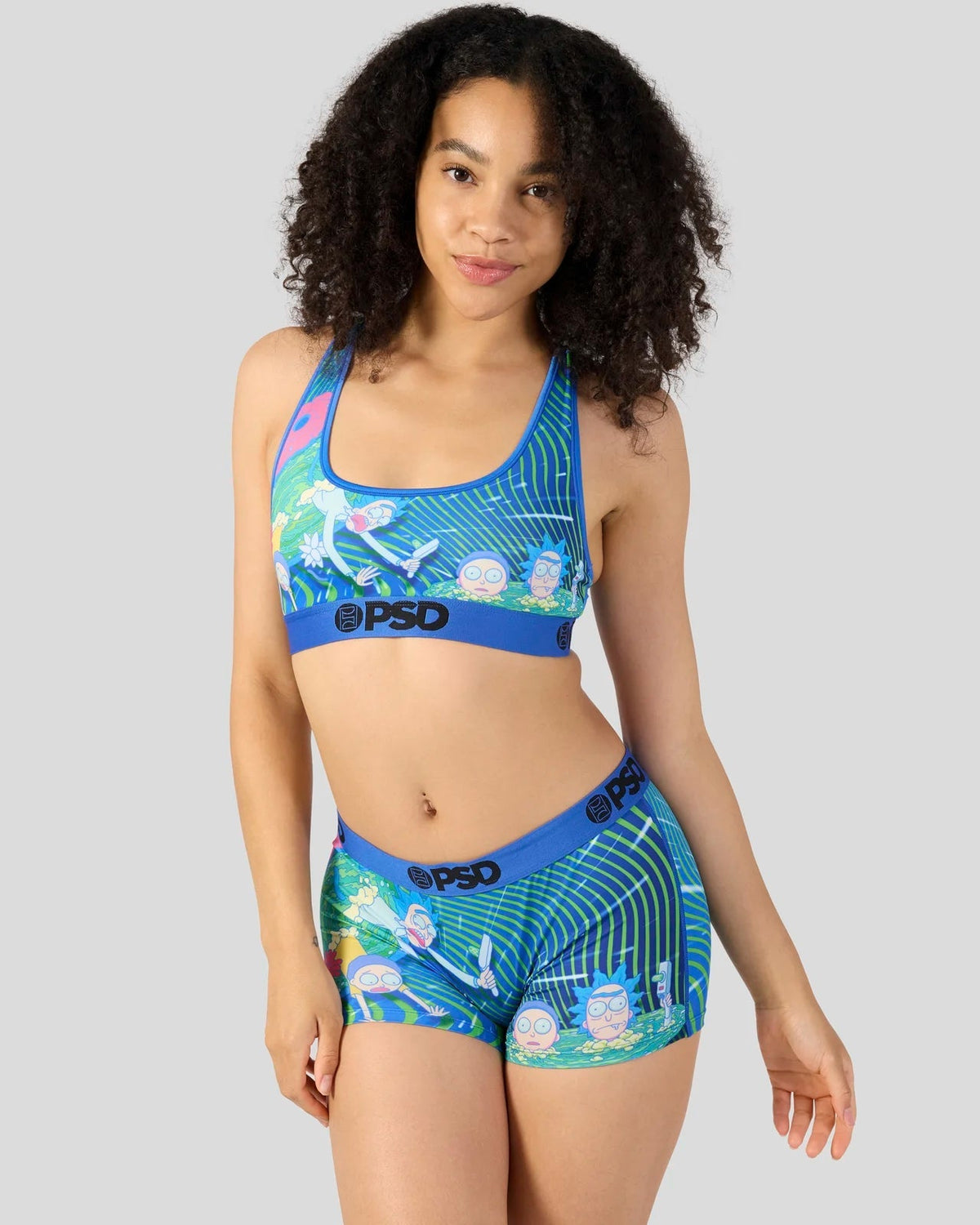 Sale PSD Rick and Morty - Portal Haze - Sports Bra