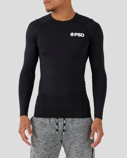 Sale PSD Compression Tee Long Sleeve - Black - Compression Tee