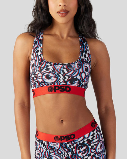 Sale PSD The Powerpuff Girls - 3D Trip - Sports Bra