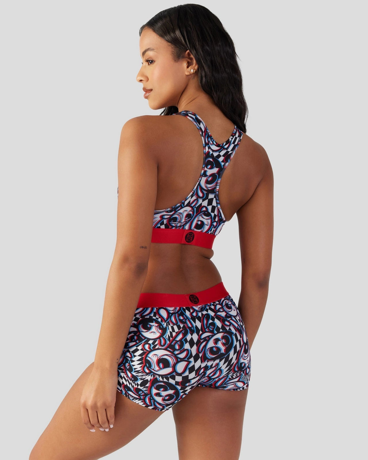 Sale PSD The Powerpuff Girls - 3D Trip - Sports Bra