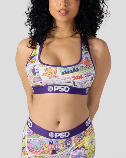 Sale PSD Care Bears - Comic - Sports Bra