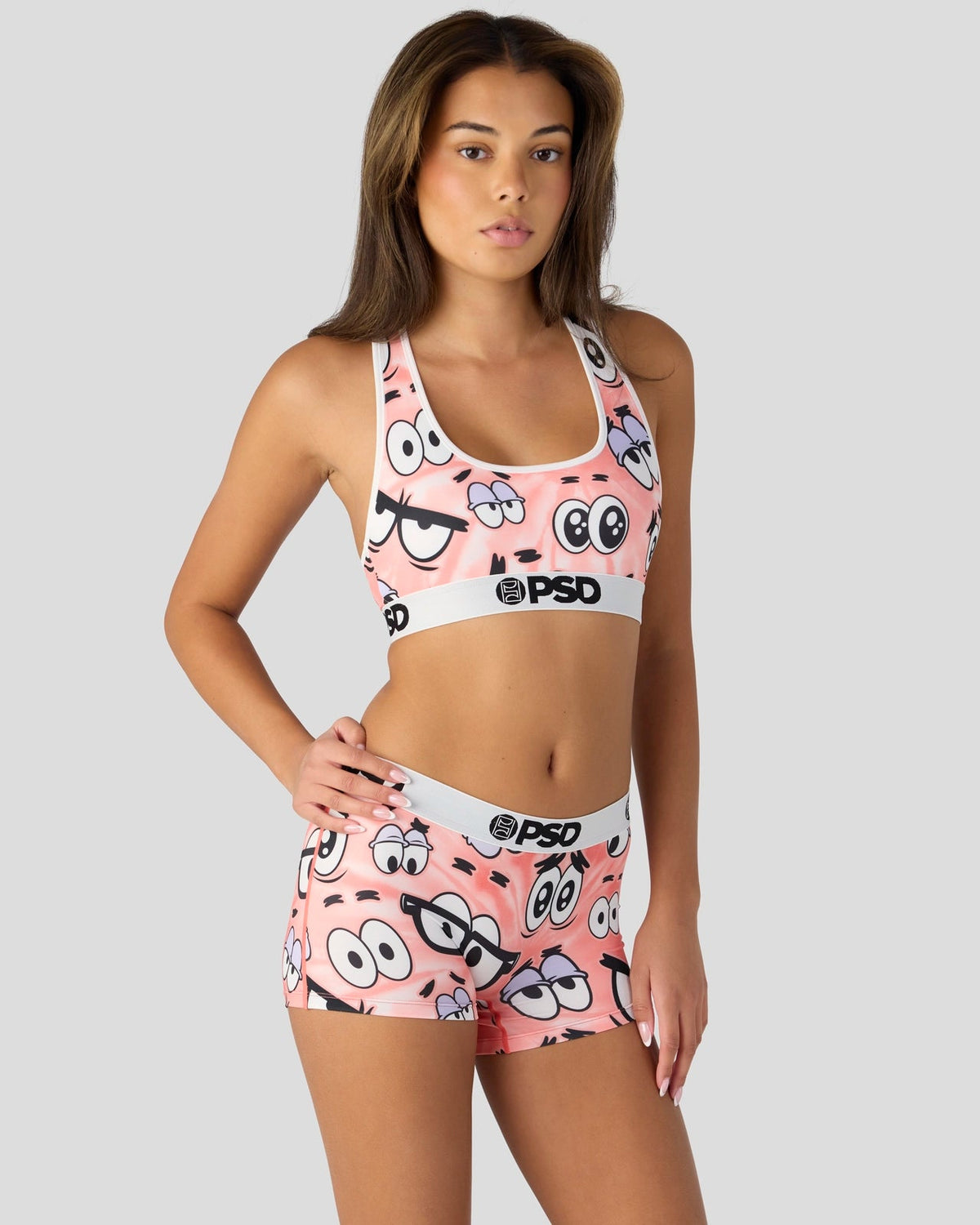 Sale PSD SpongeBob SquarePants - Patrick Eyes - Sports Bra