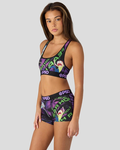 Sale PSD Rick and Morty - Fear Hole - Sports Bra