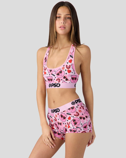 Sale PSD Care Bears - Love Bear - Sports Bra