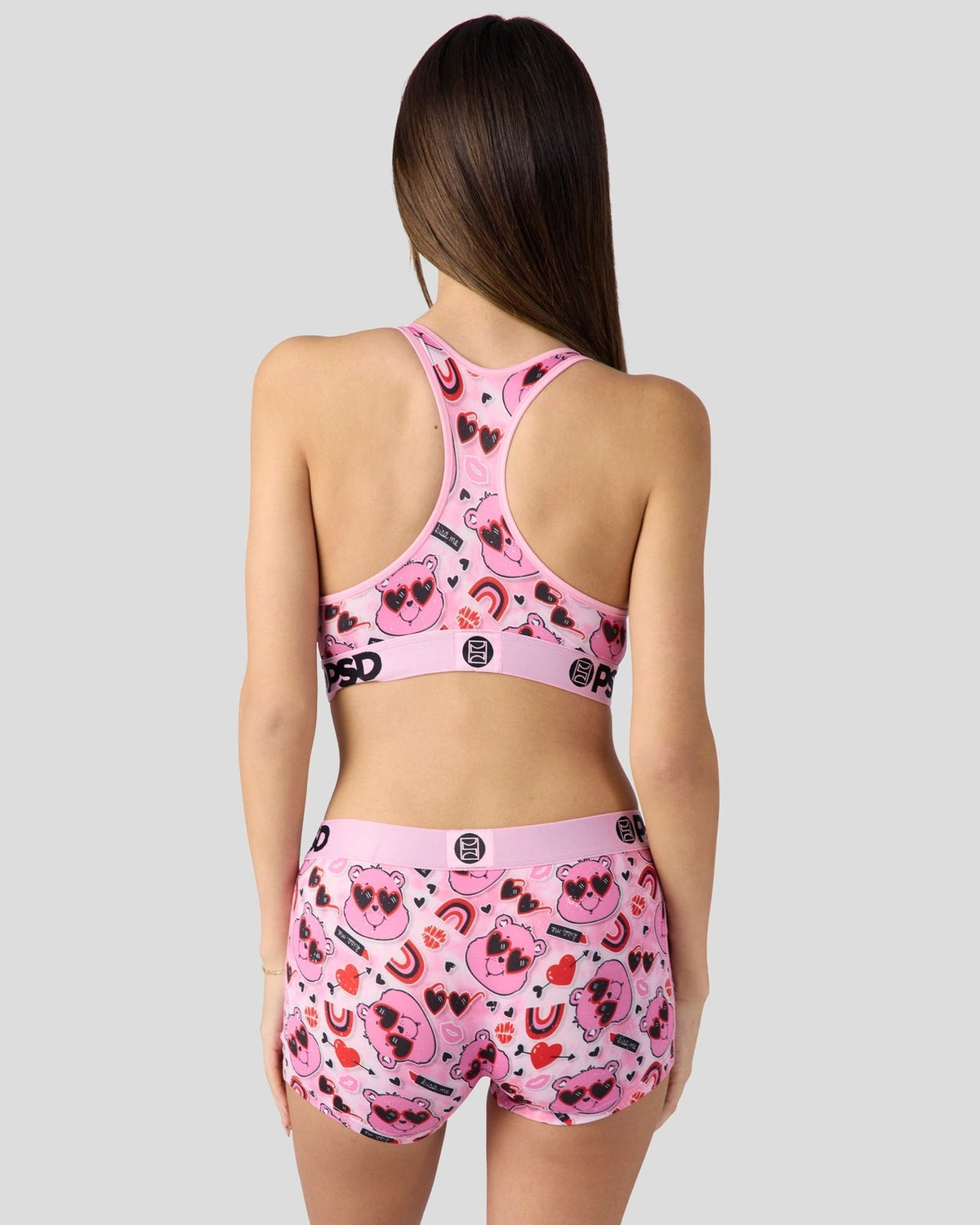 Sale PSD Care Bears - Love Bear - Sports Bra