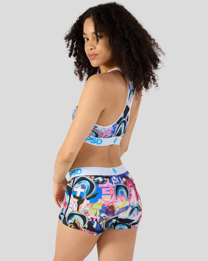 Sale PSD Warface Shark Glitch - Sports Bra