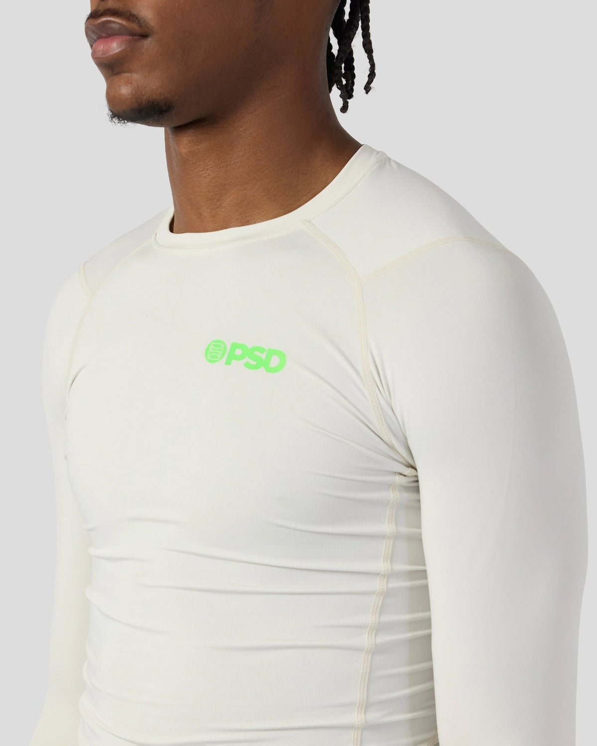 Sale PSD Compression Tee Long Sleeve - Ash - Compression Tee