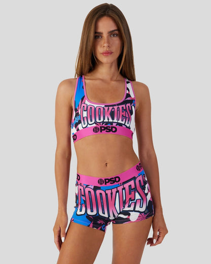 Sale PSD Cookies - Camo Pop - Sports Bra