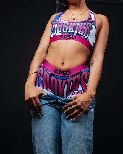 Sale PSD Cookies - Camo Pop - Sports Bra