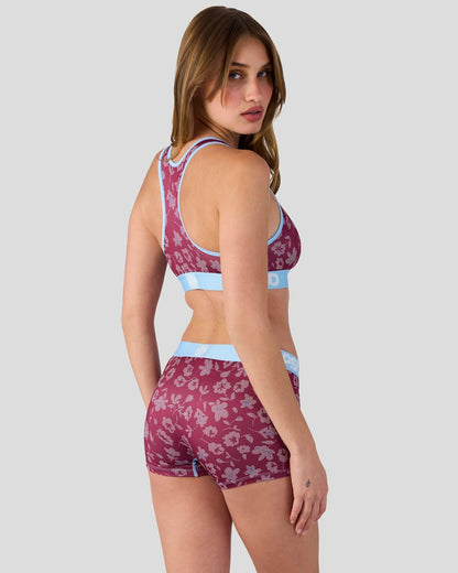 Sale PSD Halftone Bloom - Sports Bra