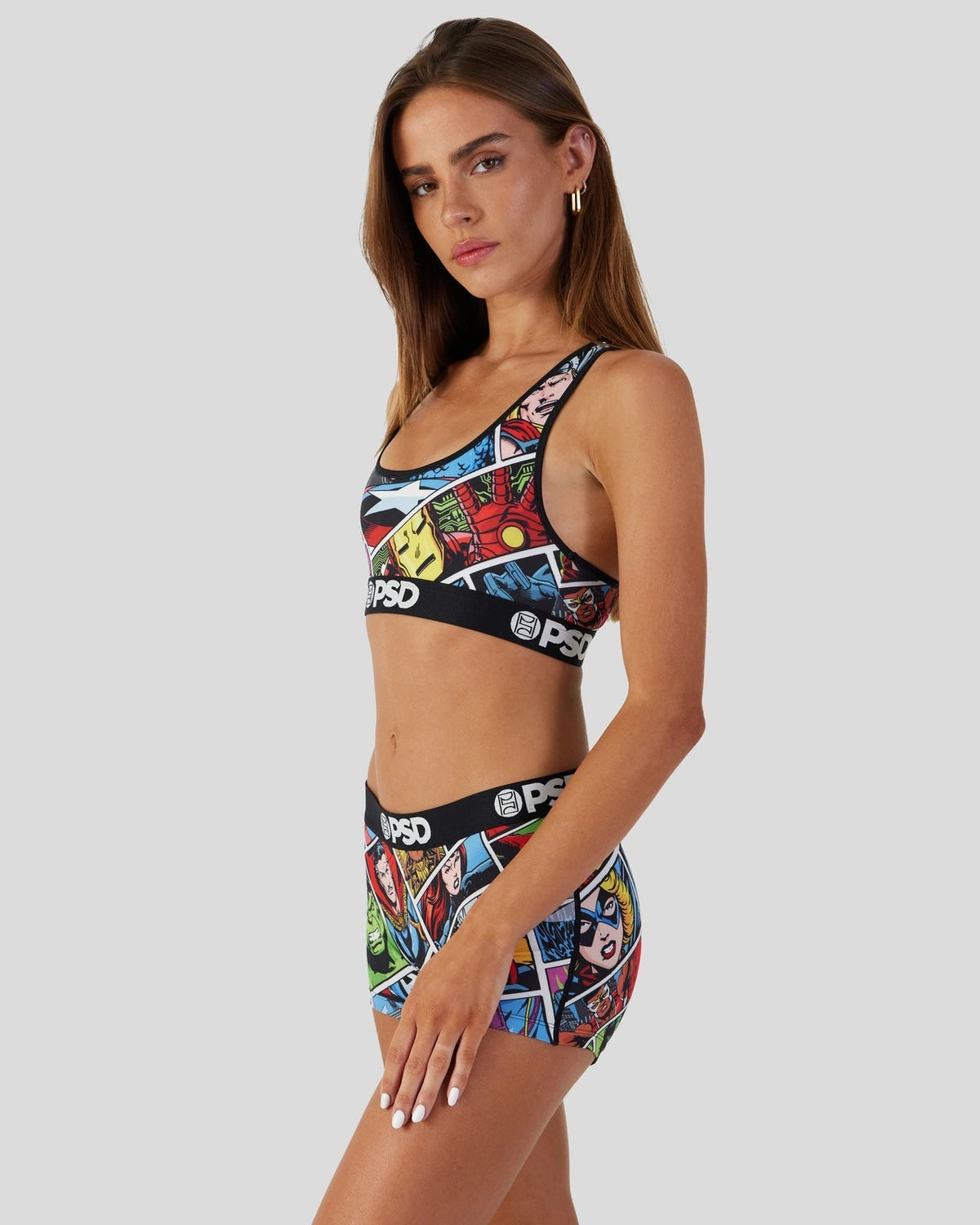 Sale PSD Marvel Comics Sports Bra