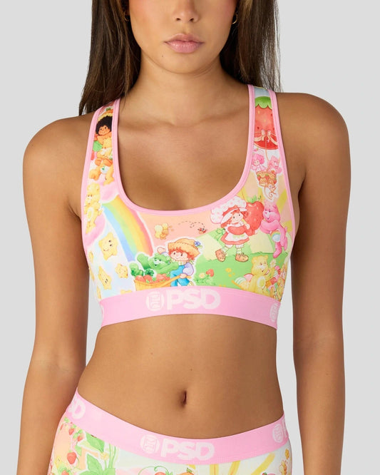 Sale PSD Strawberry Shortcake x Care Bears - Land - Sports Bra