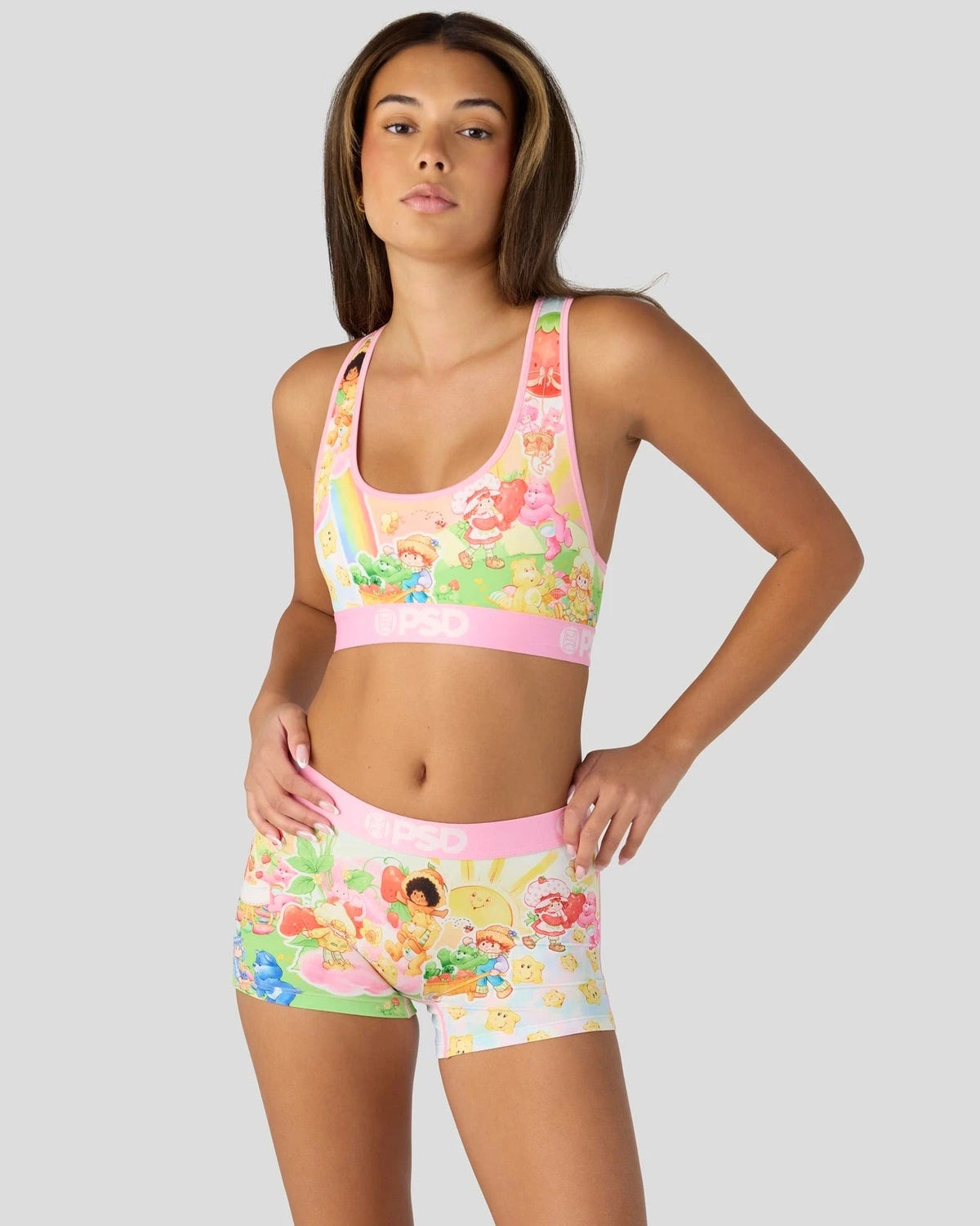 Sale PSD Strawberry Shortcake x Care Bears - Land - Sports Bra