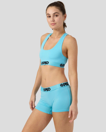 Sale PSD Solids - Caribbean - Sports Bra