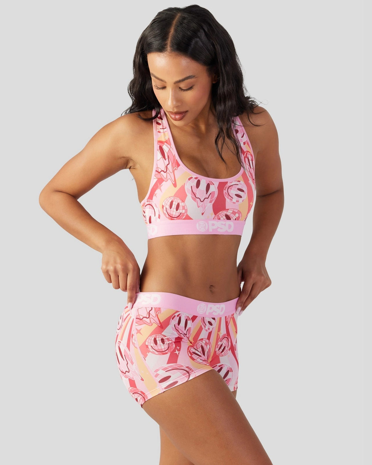Sale PSD 70s Smiley - Sports Bra