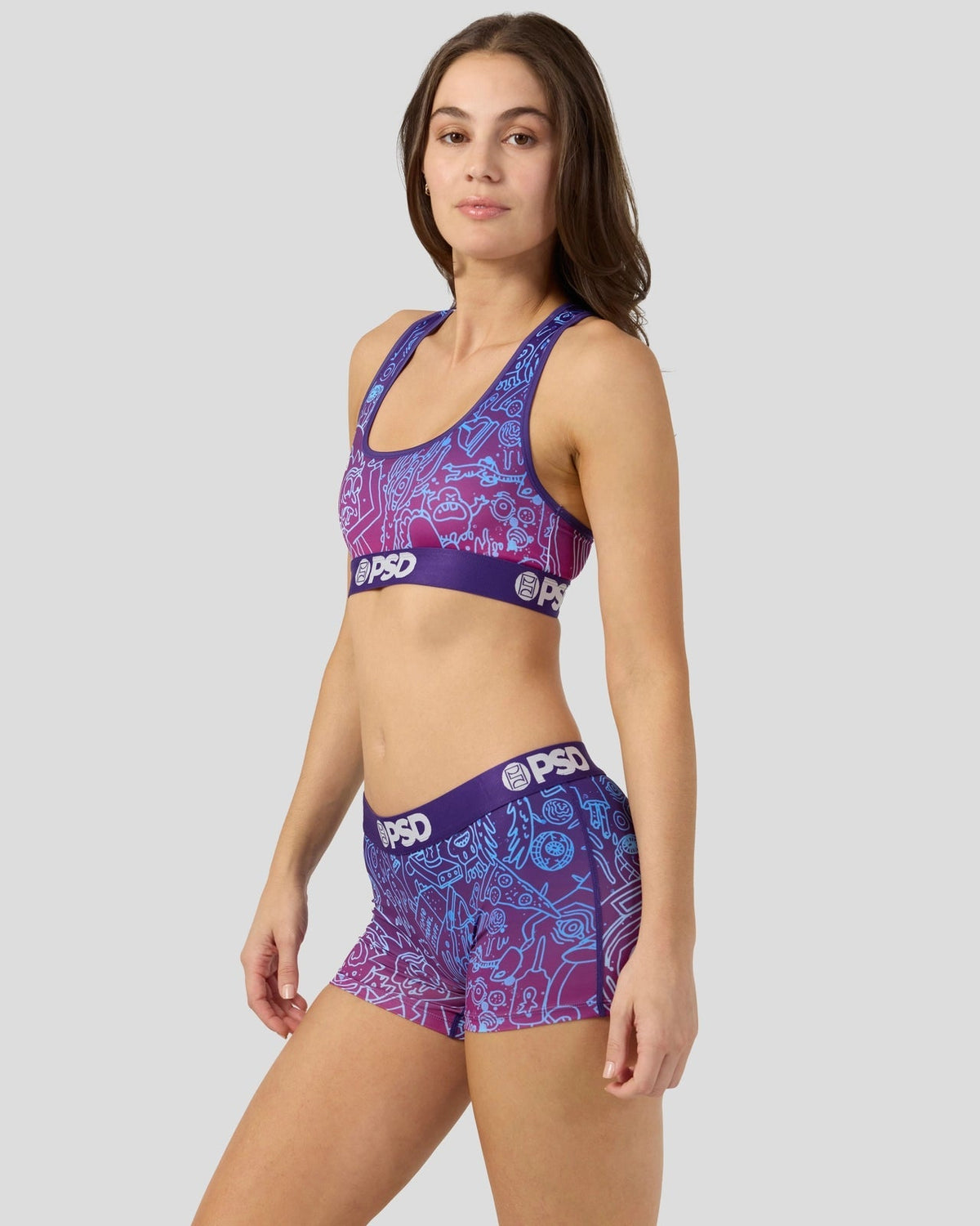 Sale PSD Rick and Morty - Fader - Sports Bra