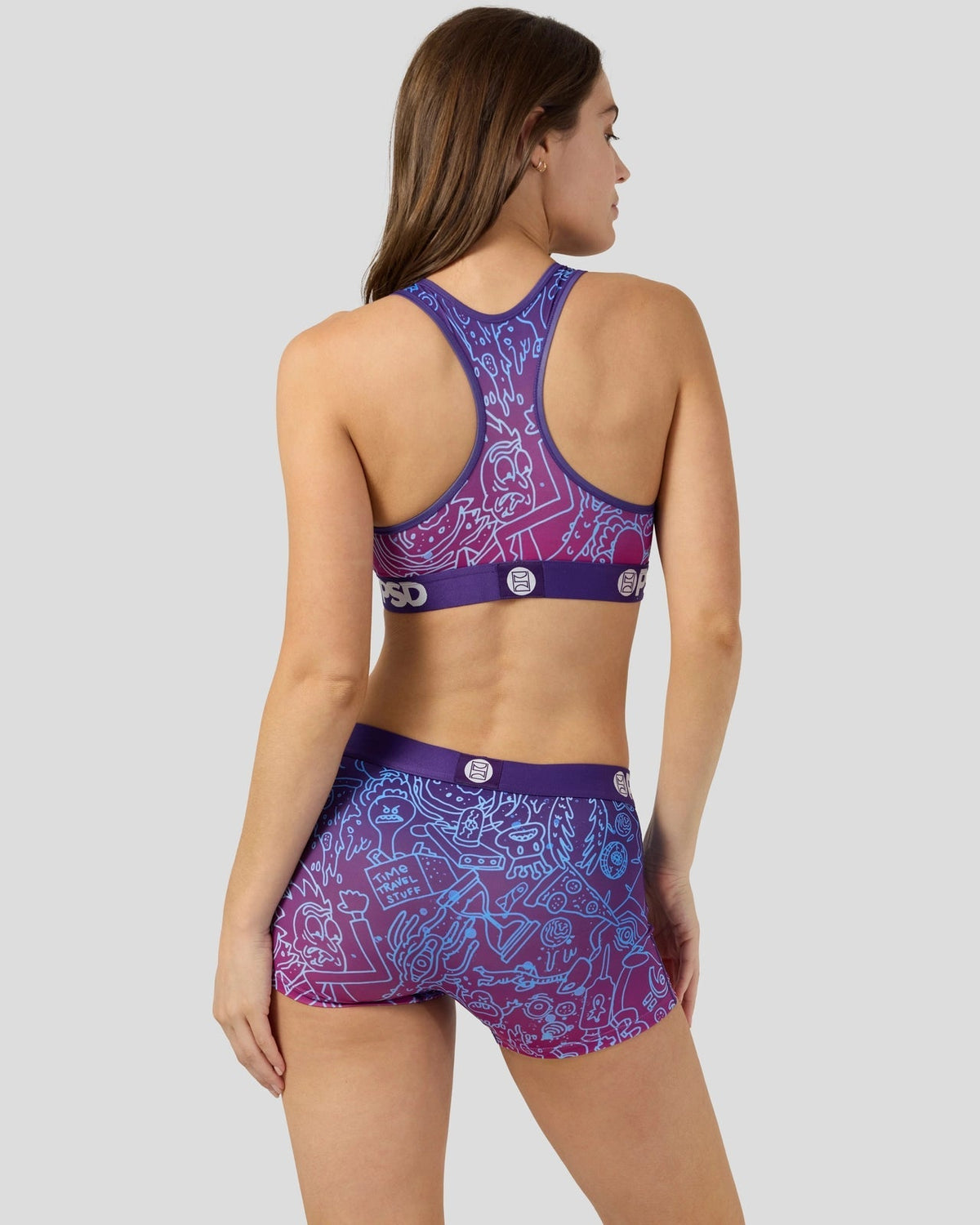 Sale PSD Rick and Morty - Fader - Sports Bra