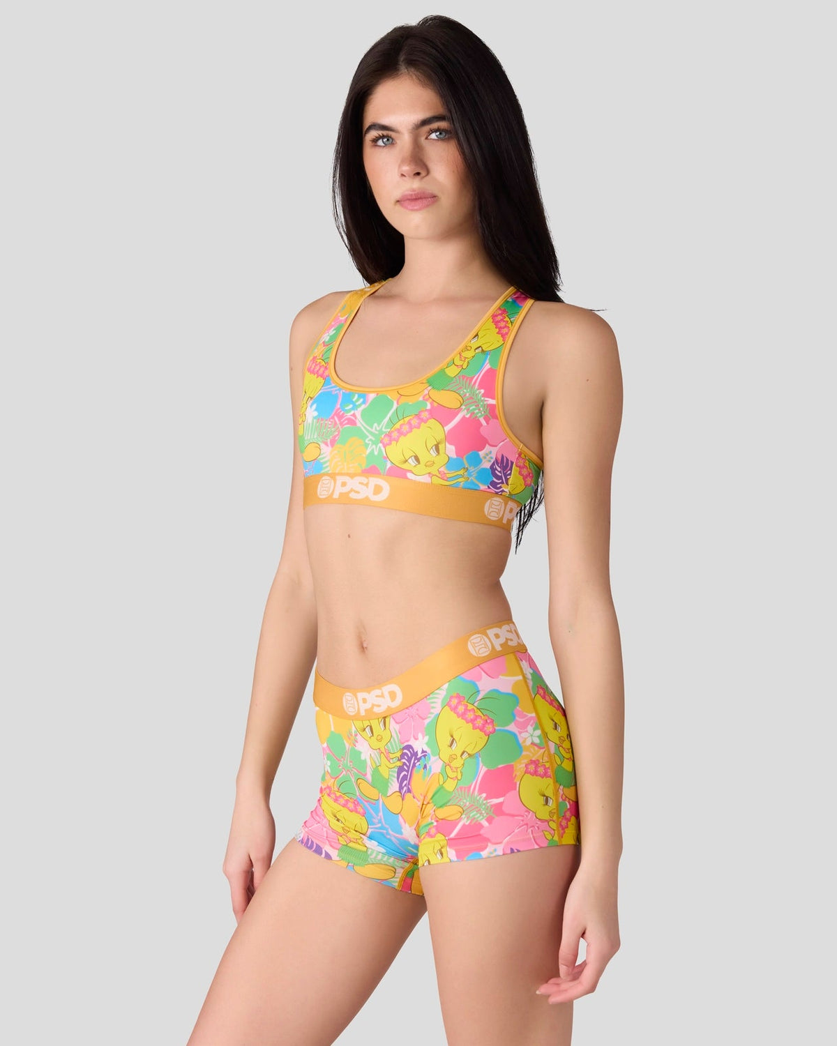 Sale PSD Looney Tunes - Tweety Hawaii - Sports Bra